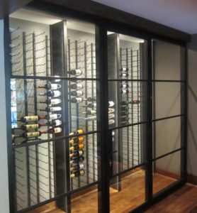 VintageView Wine Racks Designed for a Custom Wine Cellar in Las Vegas